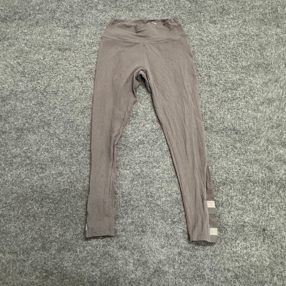 Gymshark Leggings Womens Size M Mauve High Waisted Mesh Panel Athletic Yoga Rip
